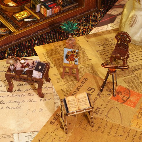 Book Nook Ludistri – Reading Room (18.2 × 10 × 24.5 cm) - Disponibile in 2/3 giorni lavorativi