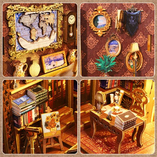 Book Nook Ludistri – Reading Room (18.2 × 10 × 24.5 cm) - Disponibile in 2/3 giorni lavorativi