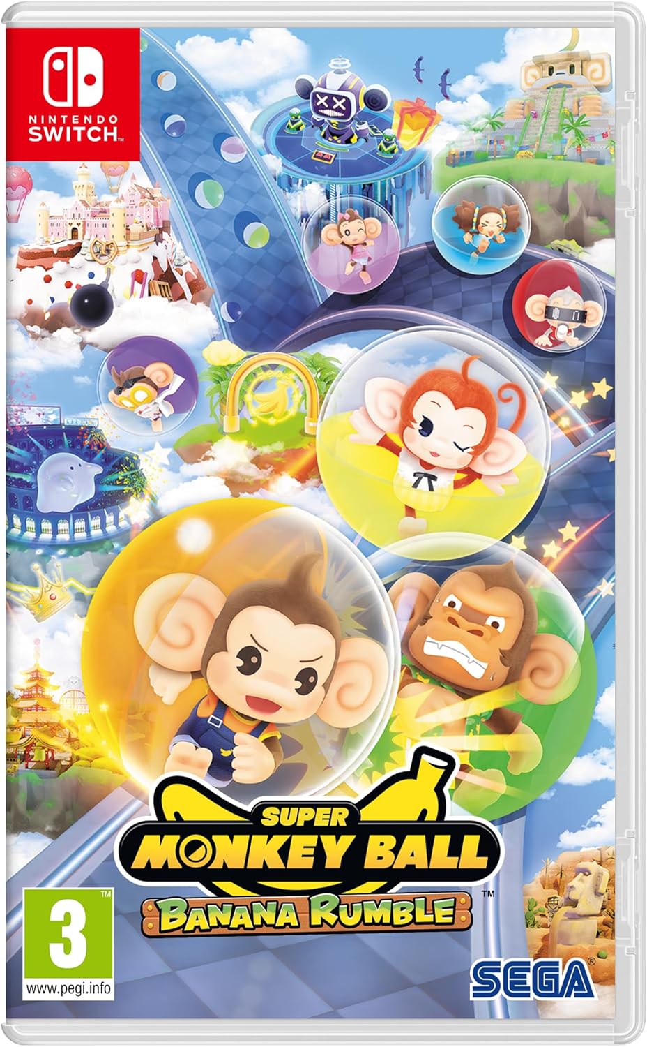 Switch SUPER MONKEY BALL BANANA RUMBLE - Disponibilità immediata Nintendo
