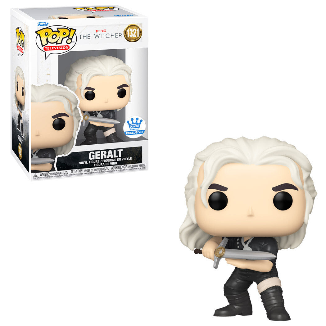 Funko Pop! Geralt The Witcher Netflix 1321 Exclusive Disponibilità immediata FUNKO