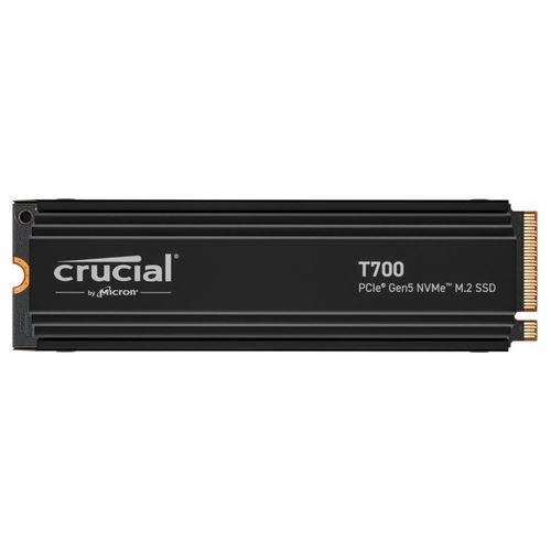 Crucial T700 con Heatsink 4Tb PCIe Gen5 NVMe M.2 Ssd - Disponibile in 3-4 giorni lavorativi Crucial