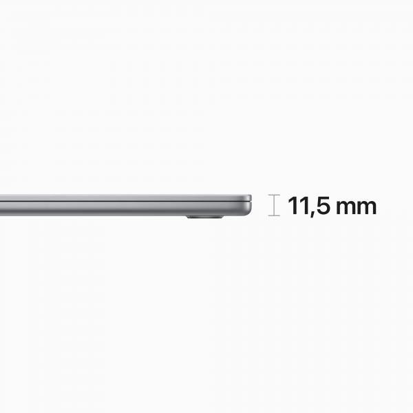 Apple MacBook Air M2 Computer portatile 38,9 cm (15.3") Apple M 16 GB 512 GB SSD Wi-Fi 6 (802.11ax) macOS Ventura Grigio - Disponibile in 6-7 giorni lavorativi Apple