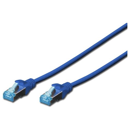 Digitus Cavo di Rete Cat. 5e Schermato Sf/Utp Blu 1mt - Disponibile in 3-4 giorni lavorativi Digitus