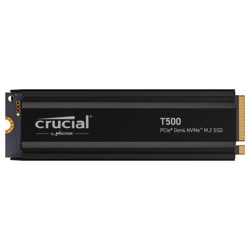 Crucial T500 SSD 1Tb Interno PCIe 4.0 NVMe Dissipatore Integrato - Disponibile in 3-4 giorni lavorativi Crucial