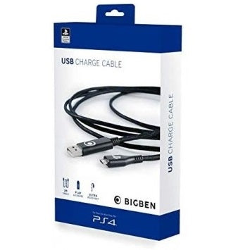 PS4 BIGBEN OLP Cavo Micro USB 3 mt Accessori - Disponibile in 2/3 giorni lavorativi Big Ben