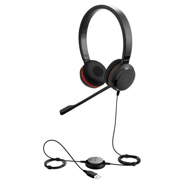 Jabra Evolve 20 Es Uc Duo Cuffie a Padiglione con Microfono - Disponibile in 3-4 giorni lavorativi Jabra