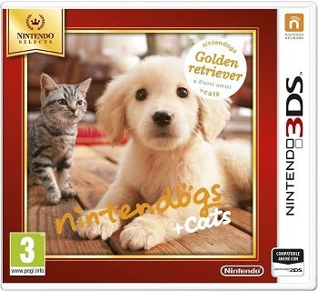 3DS Nintendogs + Cats: Golden Retriever - Usato Garantito