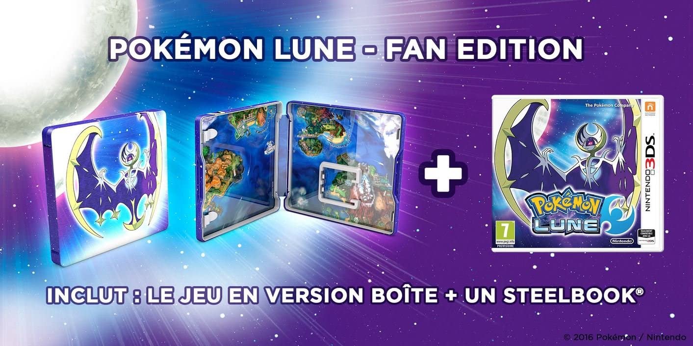 3DS Pokemon Luna Fan Limited Edition - Usato Garantito