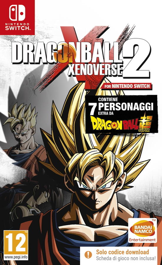 Switch Dragon Ball Xenoverse 2 Super Edition (solo codice) - Disponibile in 2/3 giorni lavorativi Namco Bandai