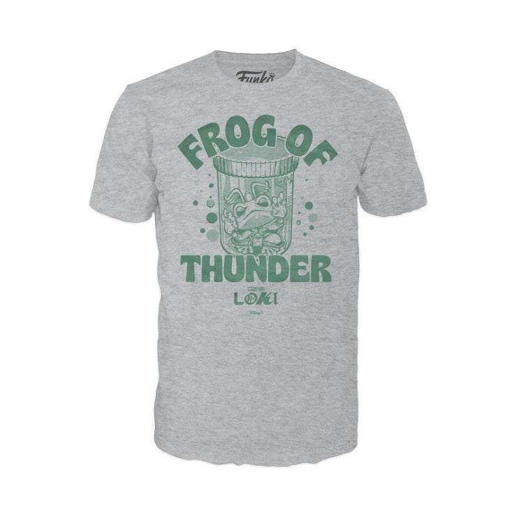 Funko Boxed Tee: Marvel Loki - Frog of Thunder T-shirt (S) (Exclusive) - Disponibile in 2/3 giorni lavorativi FUNKO