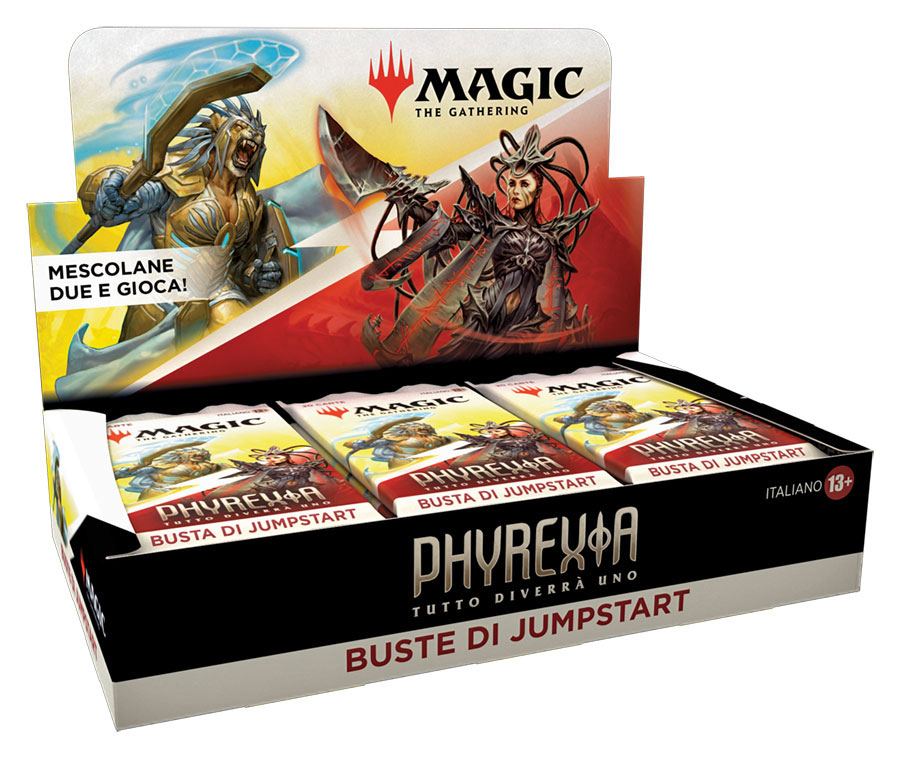 Magic: The Gathering - Phyrexia: Tutto Diverrà Uno Jumpstart Booster (display 18 buste) - ITA - Disponibile in 2/3 giorni lavorativi Wizards