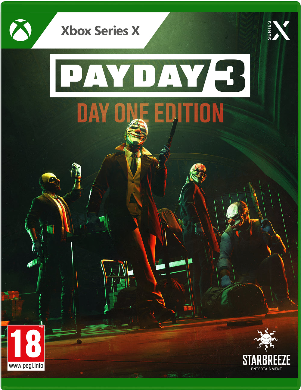 Xbox Series X Payday 3 Day One Edition (compatibile Xbox One) - Disponibile in 2/3 giorni lavorativi Plaion