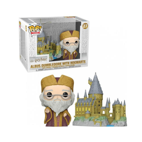 FUNKO POP HARRY POTTER 27 - ALBUS DUMBLEDORE WITH HOGWARTS Disponibile in 2-4 giorni lavorativi Funko