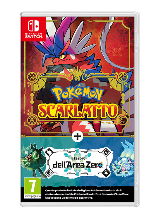 Switch Pokemon Scarlatto + Il Tesoro dellArea Zero - Disponibile in 2/3 giorni lavorativi Nintendo
