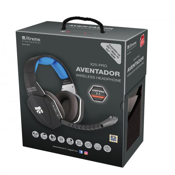 PS4 X25PRO Aventador Gaming Headset (ps4/xone/x360/ps3/pc) Gaming Headset Accessori - Disponibile in 2/3 giorni lavorativi Xtreme