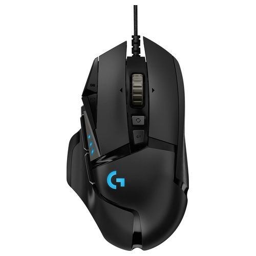 Logitech G G502 HERO Mouse Gaming Prestazioni Elevate, Sensore HERO 25K, 25.600 DPI, RGB, Pesi Regolabili, 11 Pulsanti Programmabili, Memoria Integrata, PC/Mac/Laptop, Nero - Disponibile in 3-4 giorni lavorativi Logitech