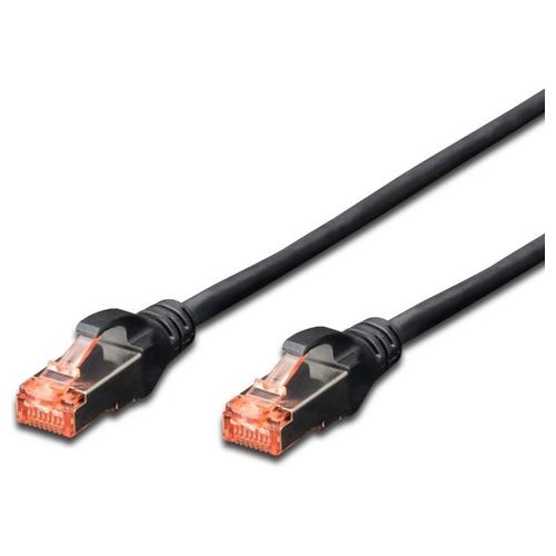 Wp Europe Patch S/Ftp Cat.6 Lshf Nero 0.5mt - Disponibile in 3-4 giorni lavorativi Wp Europe
