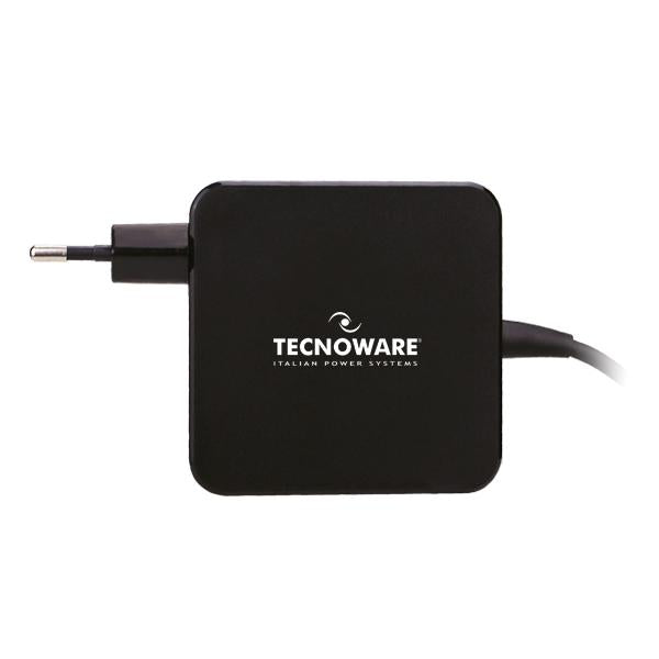 Tecnoware Alimentatore Usb-C da Casa Nero Cavo 2,1mt - Disponibile in 3-4 giorni lavorativi Tecnoware