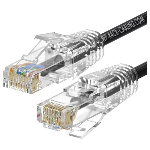 Wp Europe Patch Cord U/Utp Cat.6a lshf Nero 1mt - Disponibile in 3-4 giorni lavorativi Wp Europe