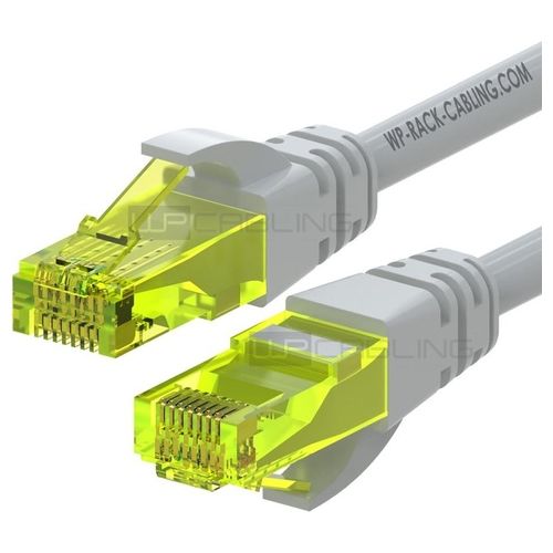 Wp Europe Patch Cat 6a U/Utp Ls0h Grigio 5mt - Disponibile in 3-4 giorni lavorativi Wp Europe