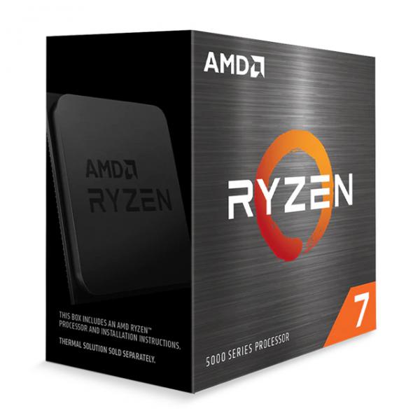 AMD CPU RYZEN 7, 5800X, AM4, 4.70GHz 8 CORE, CACHE 36MB, 105W, WOF - Disponibile in 3-4 giorni lavorativi Amd