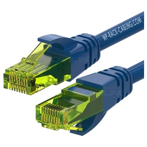 WP Europe Patch U/Utp Cat.6a lshf Blu 0.5mt - Disponibile in 3-4 giorni lavorativi Wp Europe