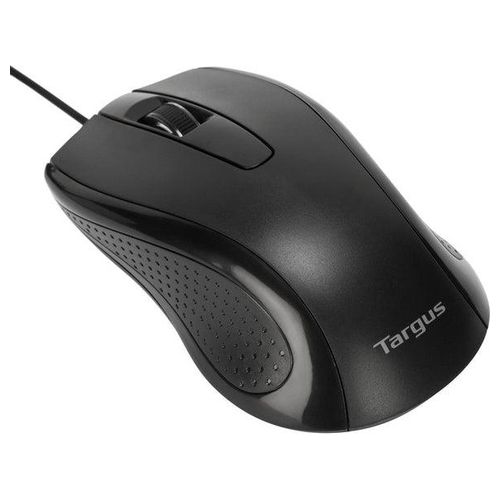 Targus Full-Size Mouse Antimicrobico Ottica Cablato USB Nero - Disponibile in 3-4 giorni lavorativi Targus