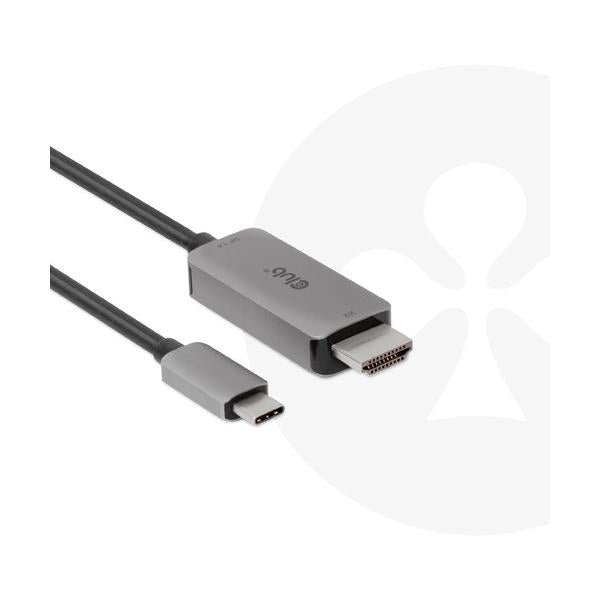 Club3d Adattatore per Inversione del Genere dei Cavi USB Gen2 Type-C HDMI Tipo A Nero - Disponibile in 3-4 giorni lavorativi Club3d