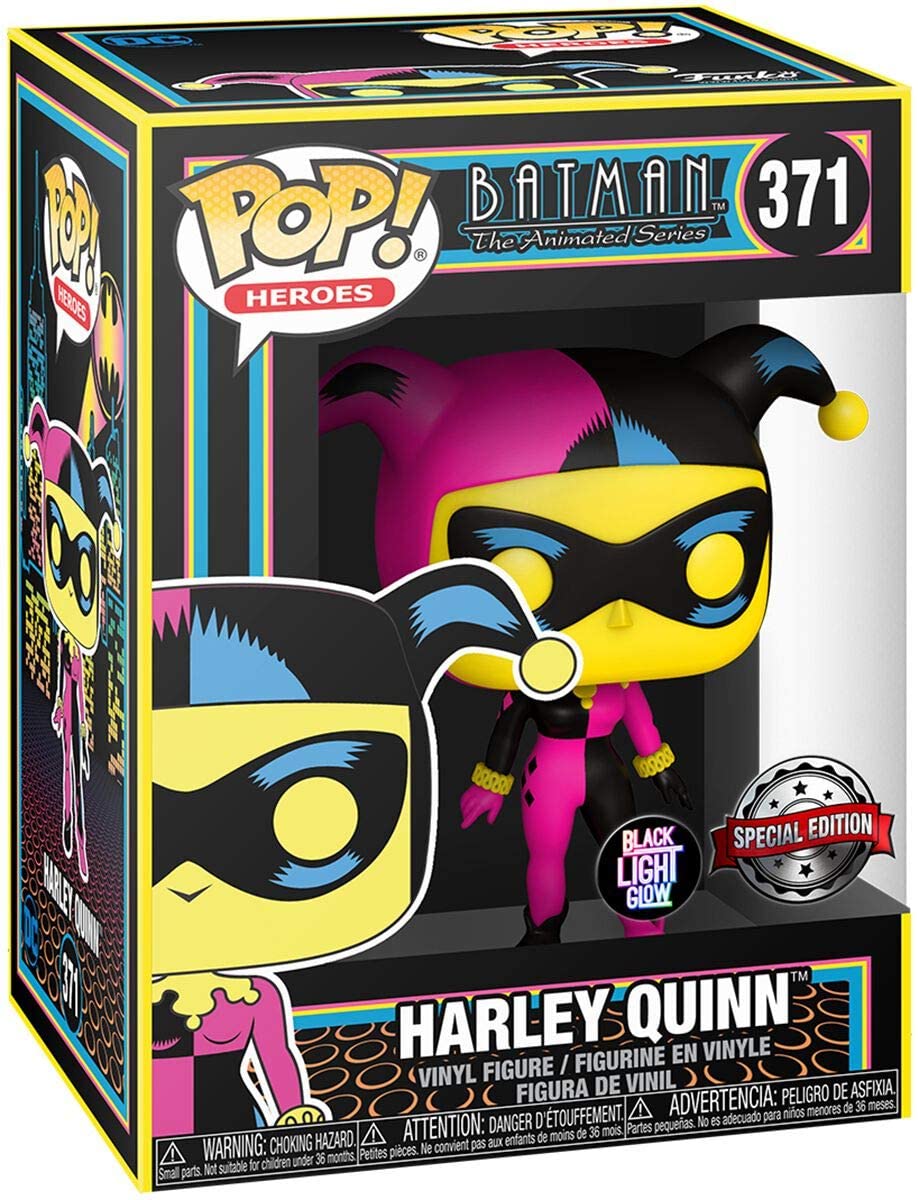 Funko Pop! DC Comics: Black Light - 371 Harley Quinn (Special Edition) 9Cm