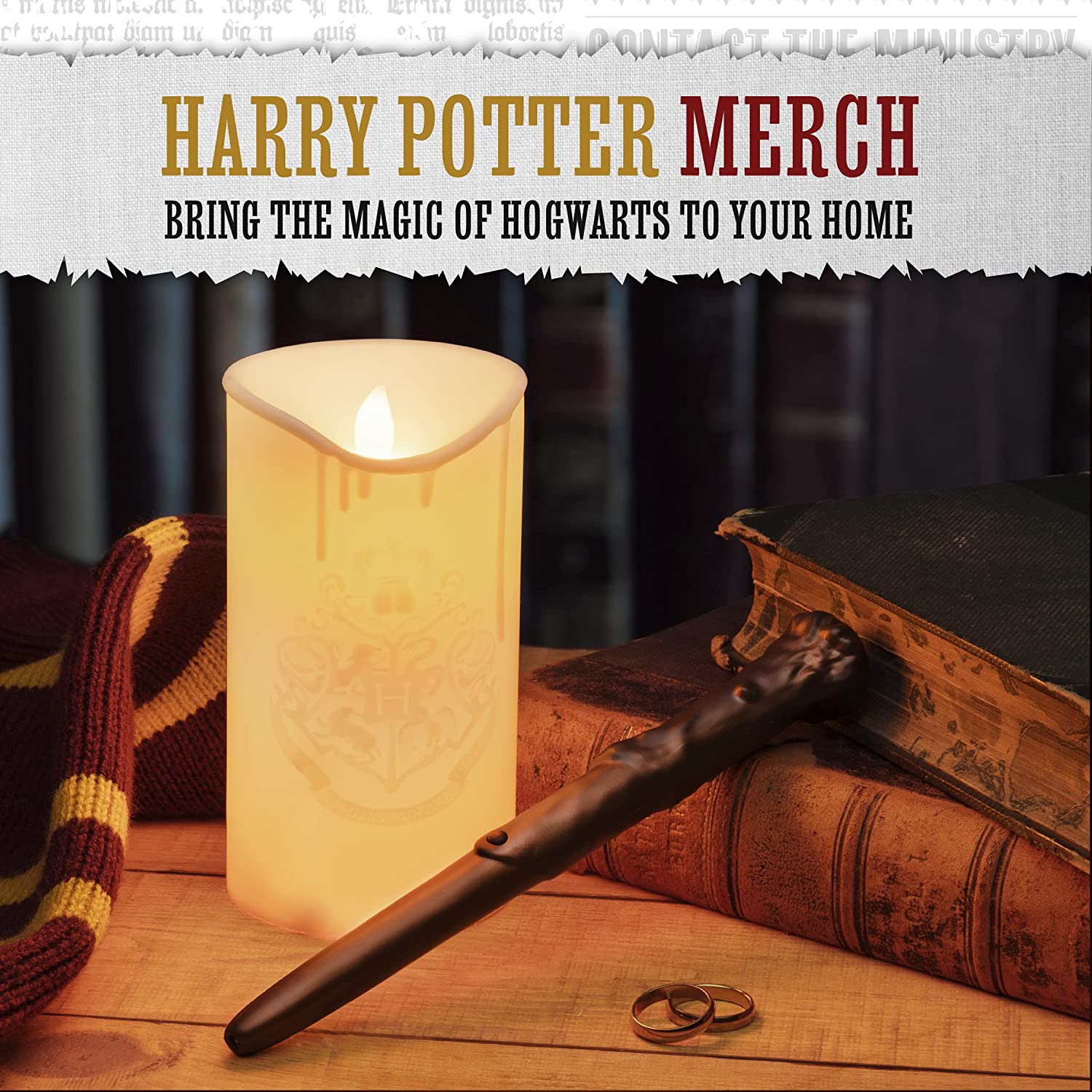 Harry Potter - Lampada Candela Con Bacchetta/Telecomando