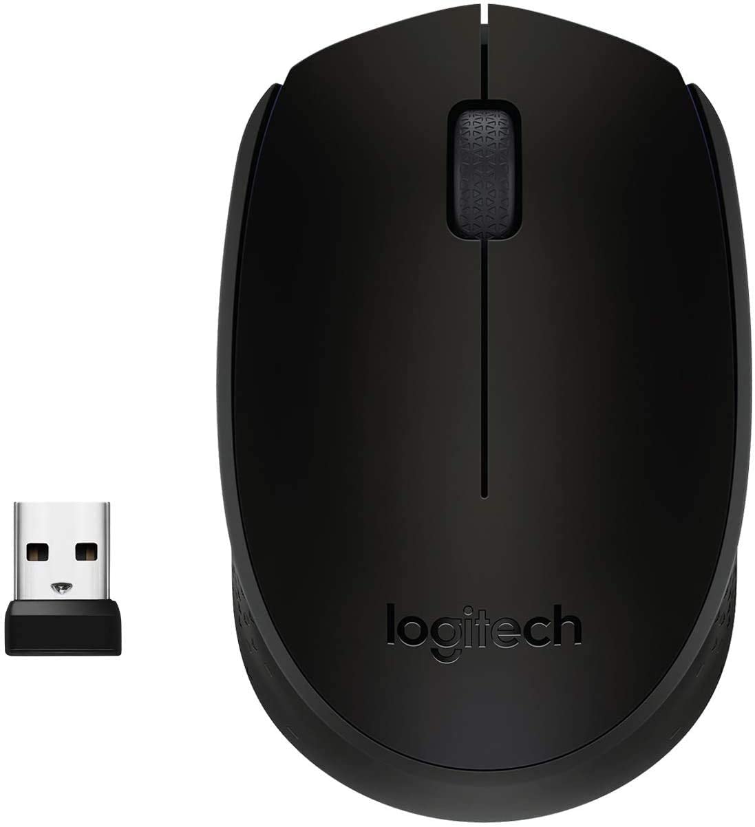 MOUSE WIRELESS M171 BLACK OPTICAL USB