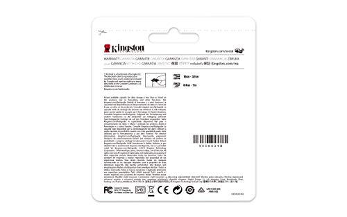 Micro SD Kingston 128GB Classe 10 SDCS2/128GB + Adattatore SD