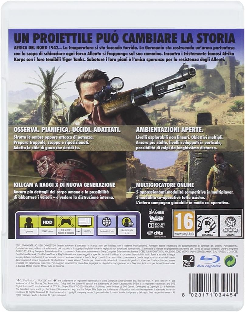 PS3 Sniper Elite III (3) - Usato Garantito
