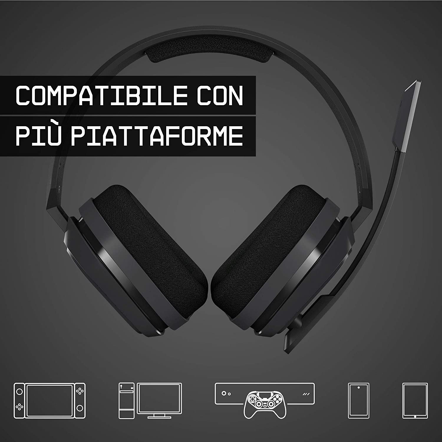 PS4 Astro A10 Gaming Headset Cuffie PS4+PC Red