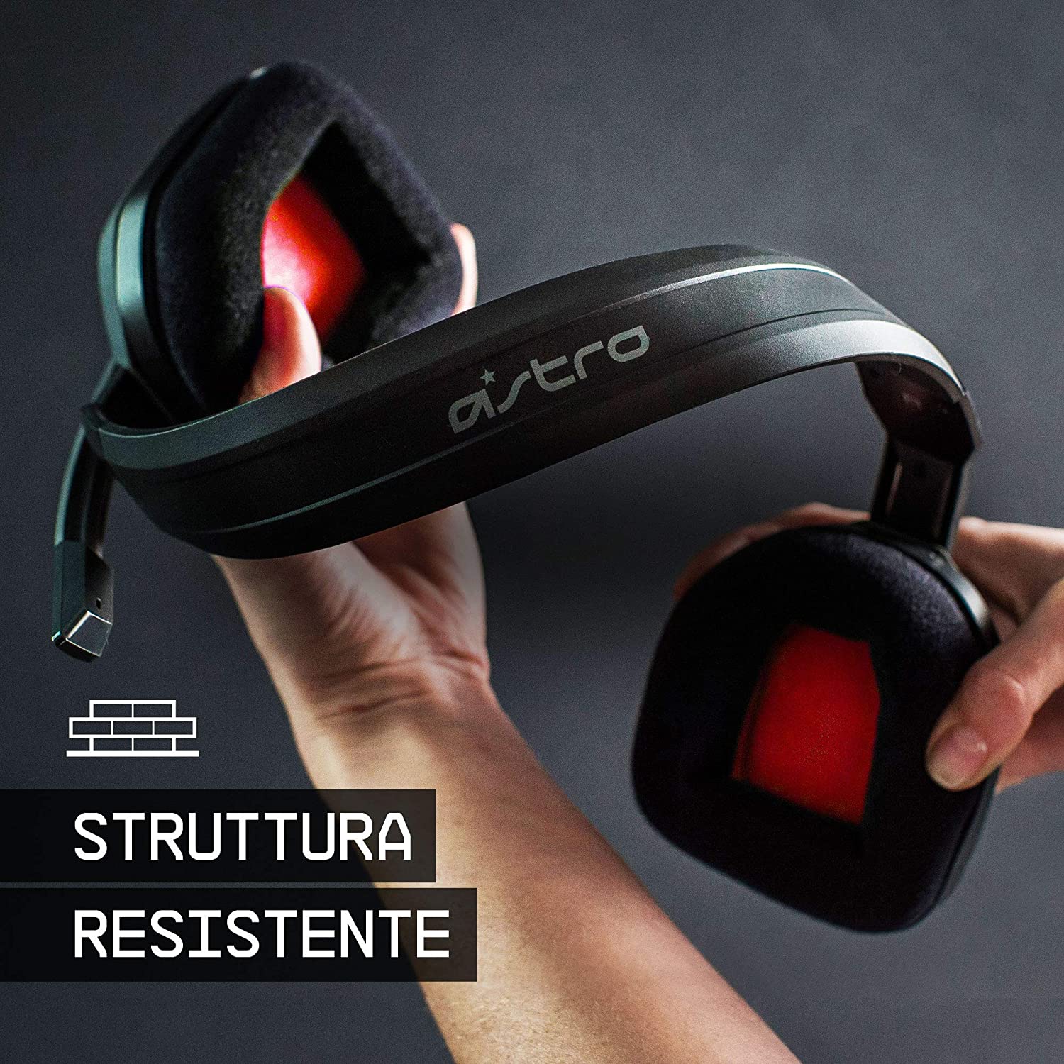 PS4 Astro A10 Gaming Headset Cuffie PS4+PC Red