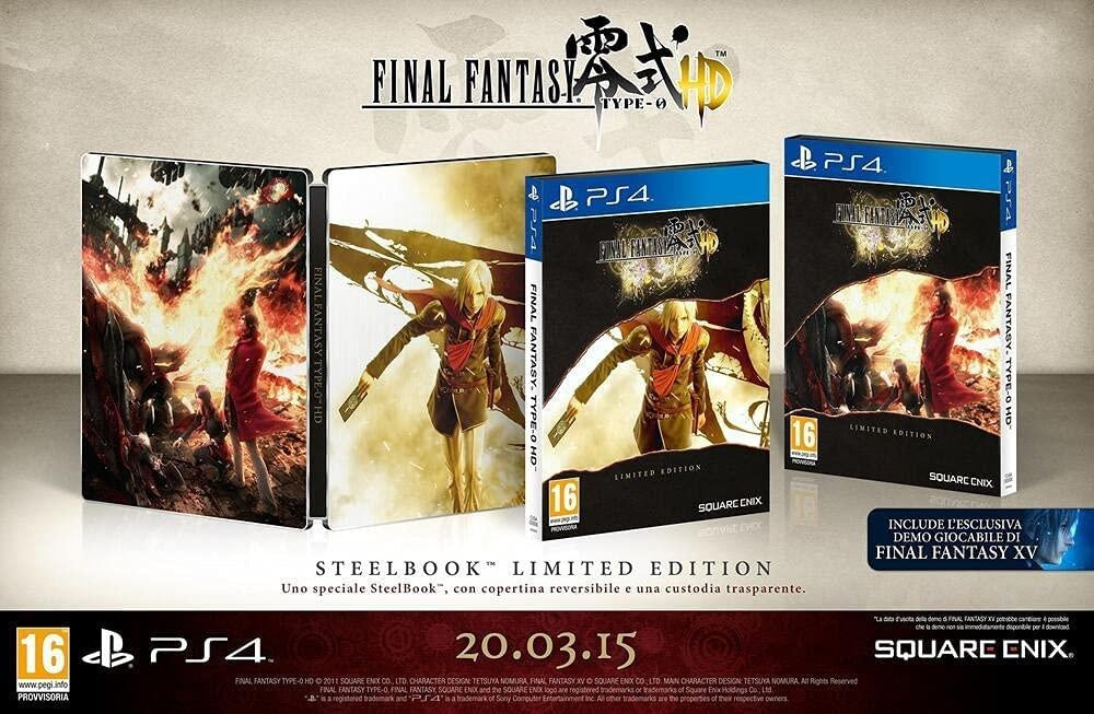 PS4 Final Fantasy HD Type 0 Steelbook Edition EU