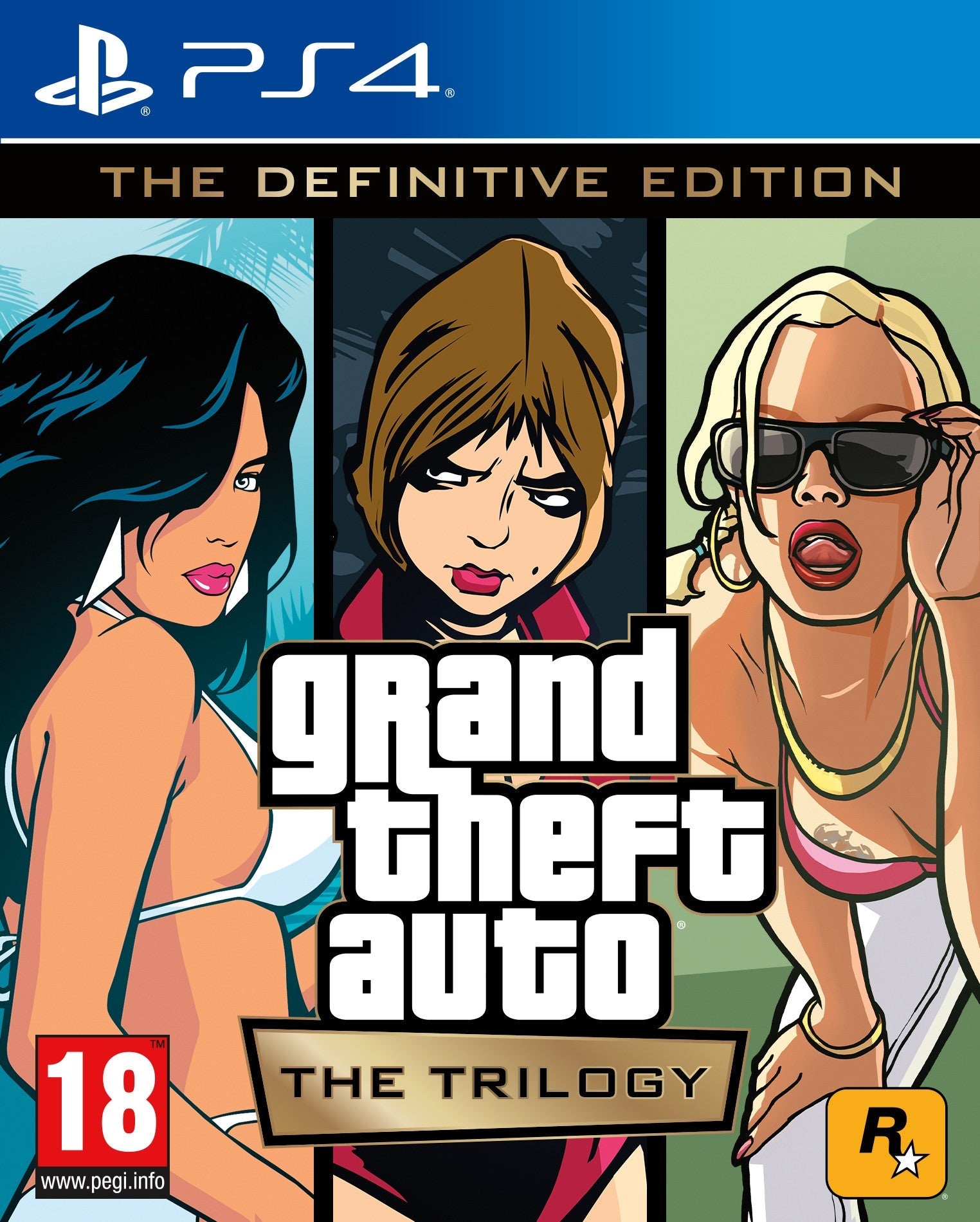 PS4 GTA Grand Theft Auto Trilogy Definitive Edition EU