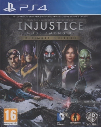 PS4 Injustice Gods Among Us Ultimate Edition - Usato Garantito