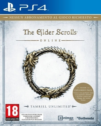 PS4 The Elder Scrolls Online Tamriel Unlimited - Usato Garantito