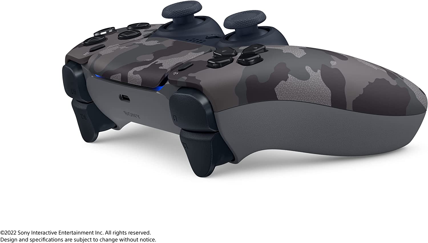 PS5 DualSense Gray Camouflage Controller