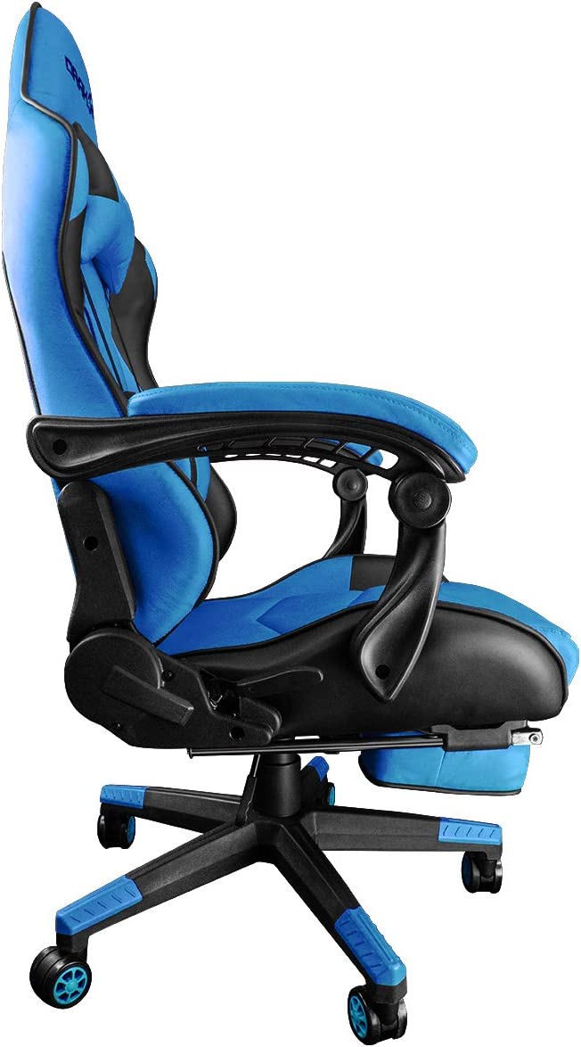 Raidmax Sedia Gaming Drakon Blu/Nera DK709GBU