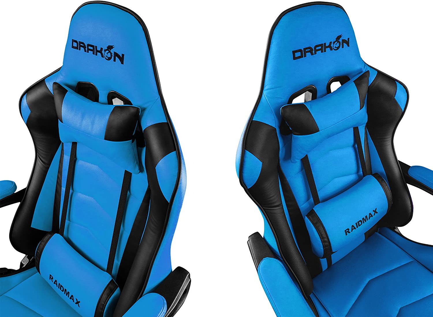 Raidmax Sedia Gaming Drakon Blu/Nera DK709GBU