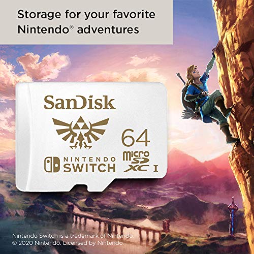 Switch Micro SDXC SanDisk 64GB for Nintendo Switch