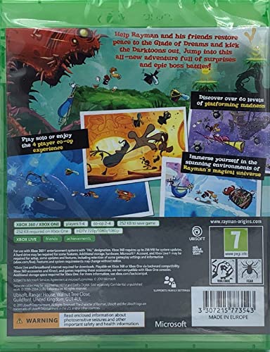 Xbox One Rayman Origins (Xbox360/XboxOne) EU