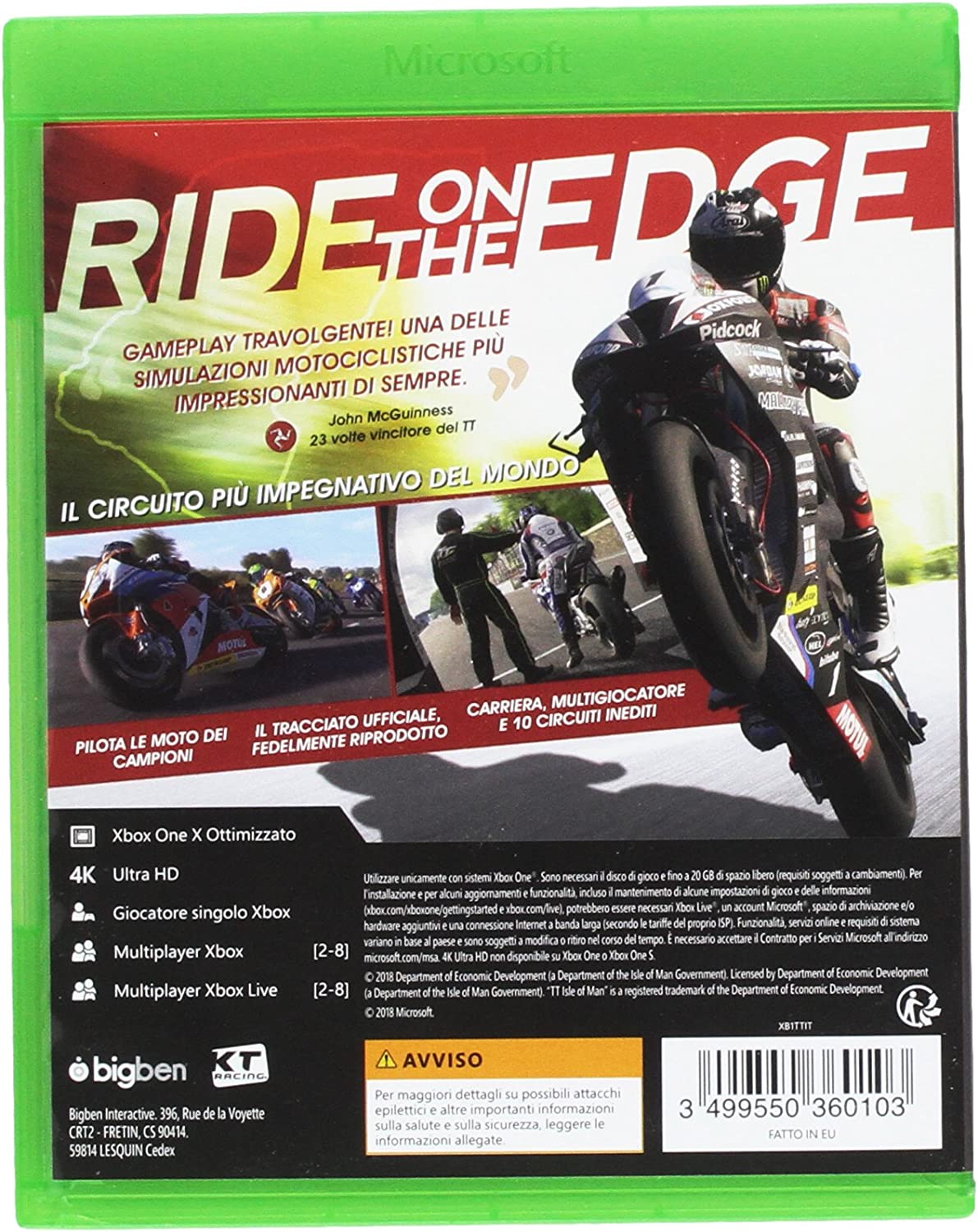 Xbox One TT Isle of Man