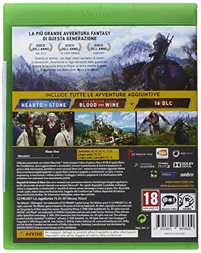 Xbox One The Witcher 3 Wild Hunt Goty