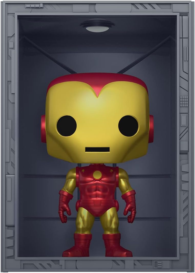 Funko Pop! Marvel: Hall of Armor - 1036 Iron Man Model 4 (Exclusive) 9Cm